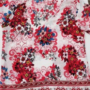 NWOT Alex and Claire 3/4 sleeve blouse size MED